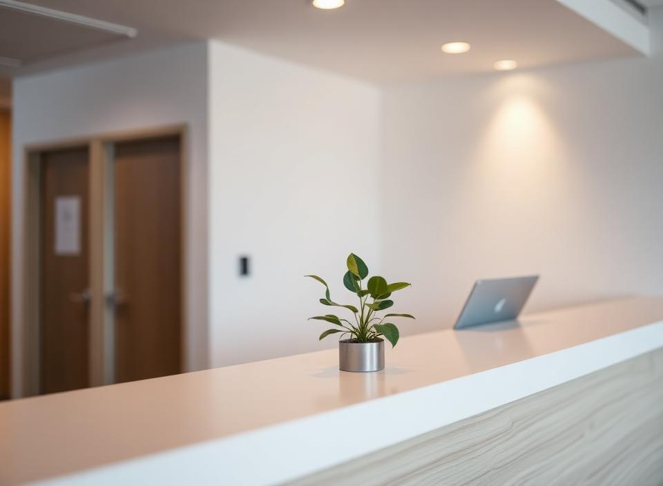 Calm clinic reception